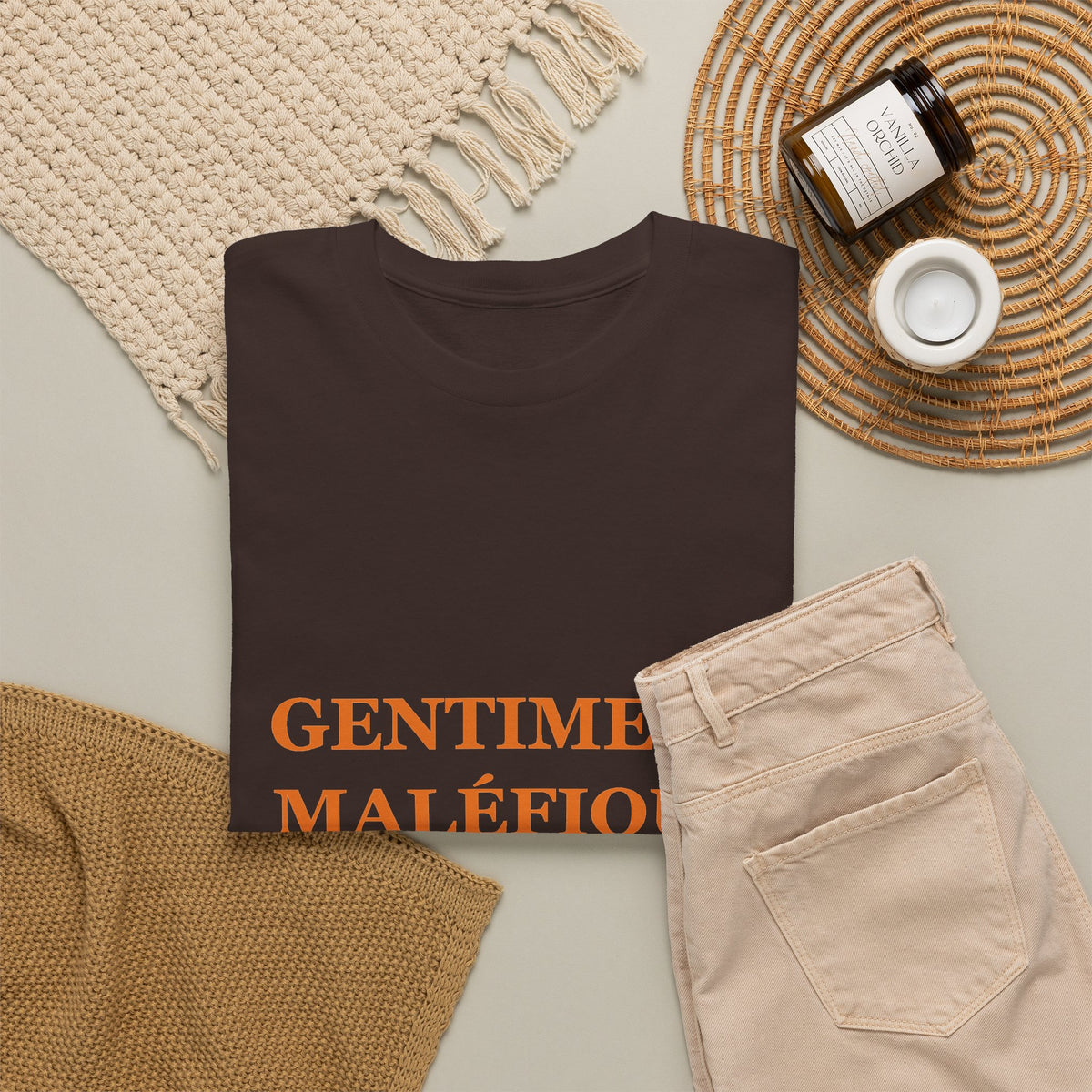 T-shirt Halloween « Gentiment maléfique » – Édition Gothmas