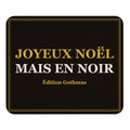 Tapis de souris « Joyeux Noël, mais en noir » – Édition Gothmas