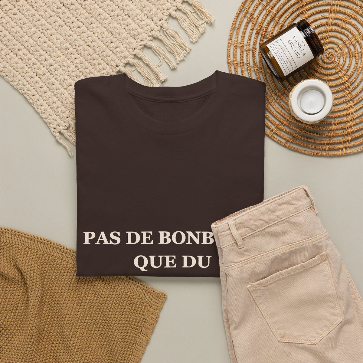 T-shirt Halloween « Pas de bonbons, que du chocolat noir » – Édition Gothmas