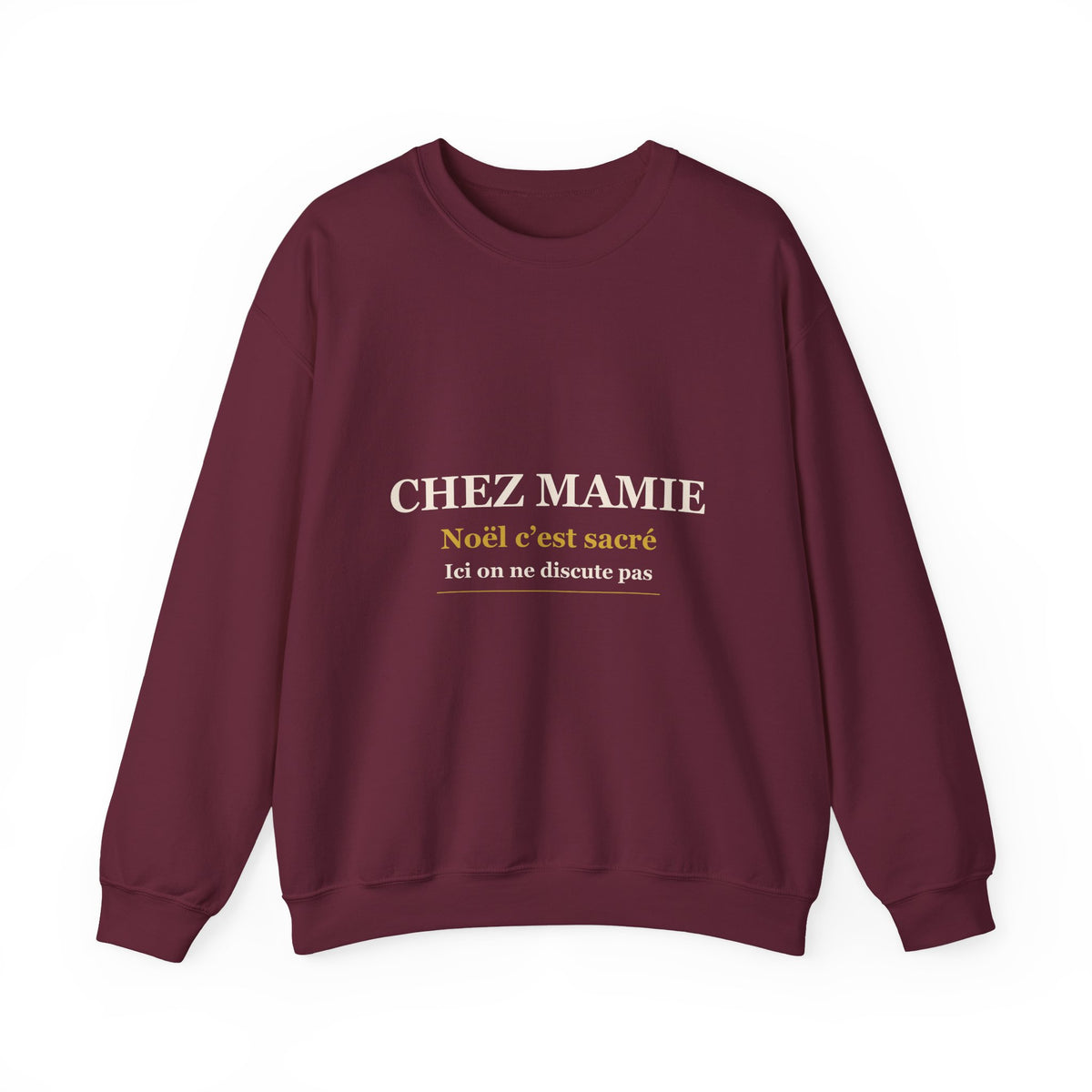 Sweat Chez Mamie – vue de dos