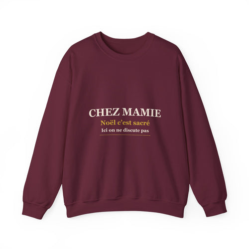 Sweat Chez Mamie – vue de dos