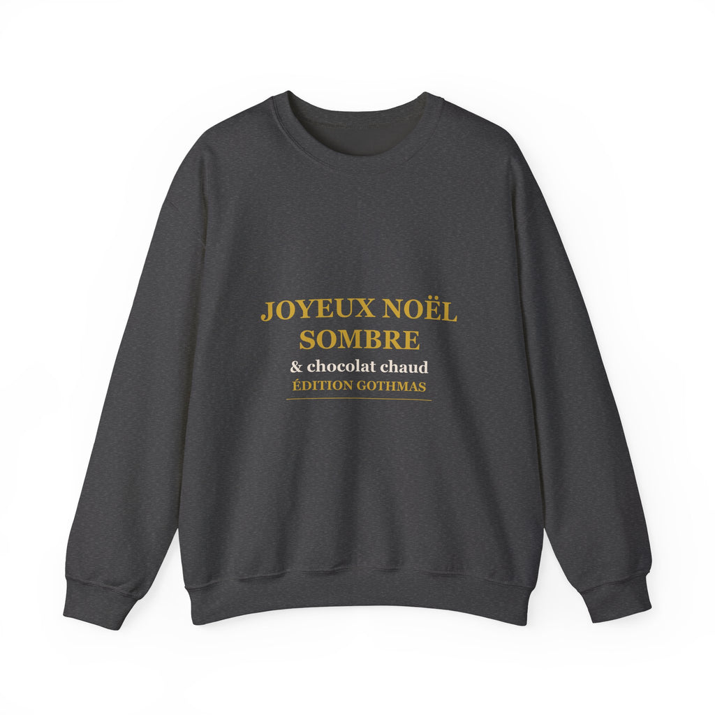 Sweat de Noël Gothmas noir plié, idée cadeau de Noël original