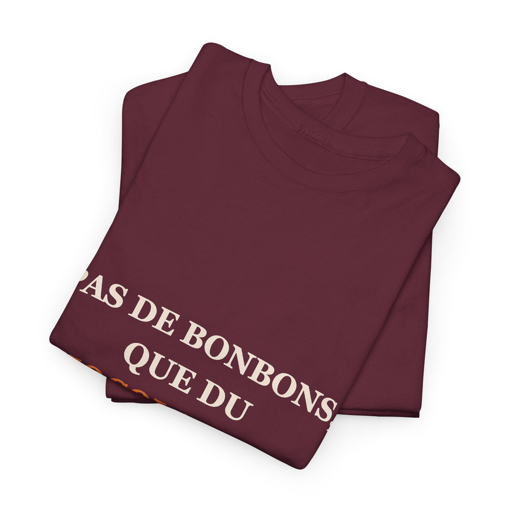 T-shirt Halloween « Pas de bonbons, que du chocolat noir » – Édition Gothmas