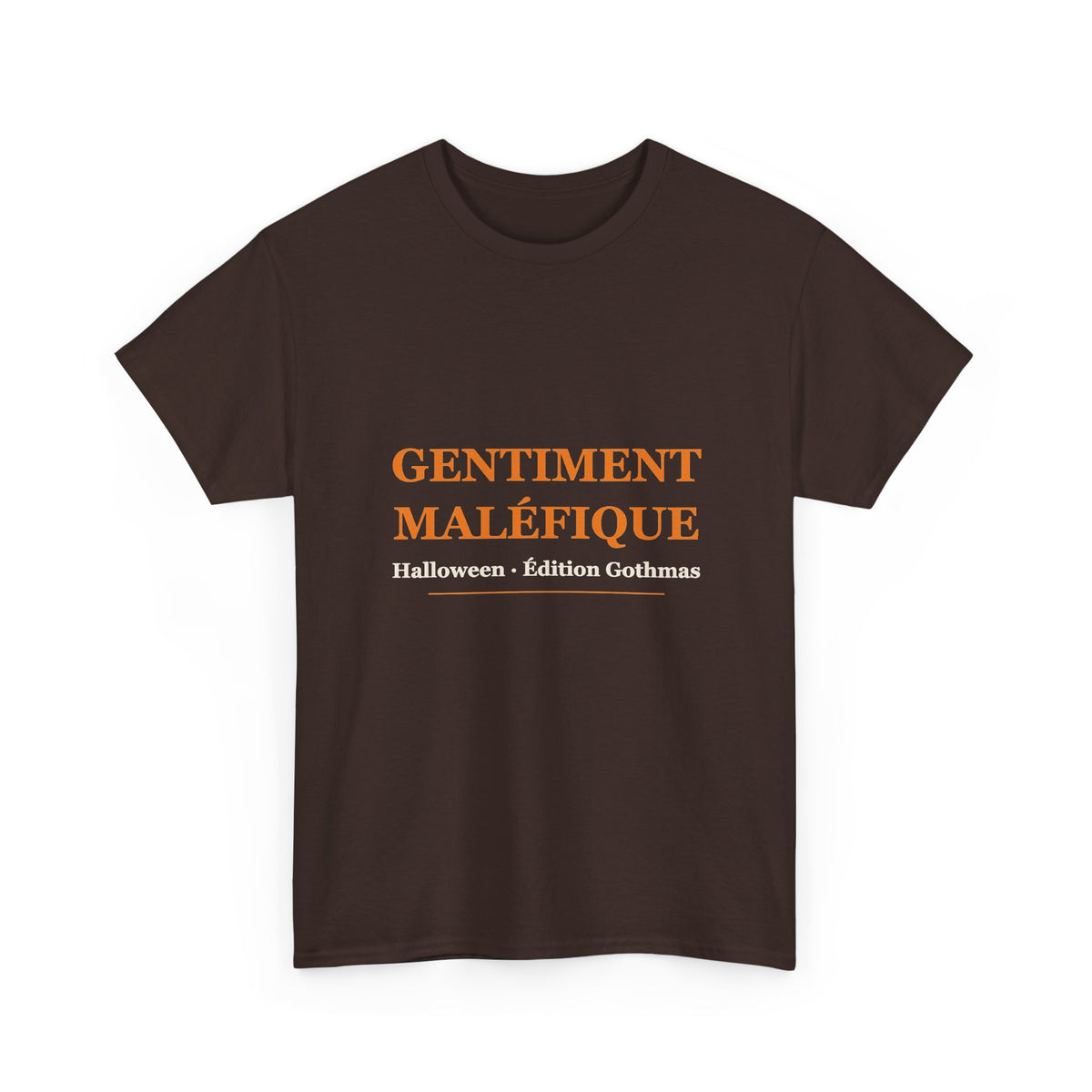 T-shirt Halloween « Gentiment maléfique » – Édition Gothmas