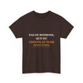 T-shirt Halloween « Pas de bonbons, que du chocolat noir » – Édition Gothmas