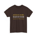 T-shirt Noël « Joyeux Noël, mais en noir » – Édition Gothmas