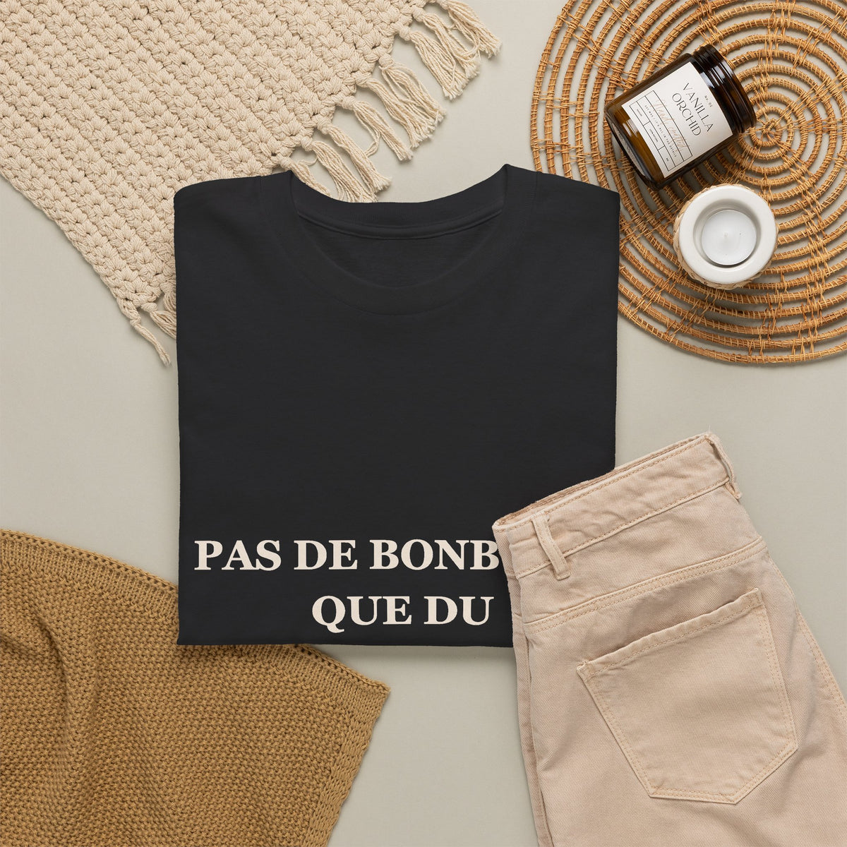 T-shirt Halloween « Pas de bonbons, que du chocolat noir » – Édition Gothmas