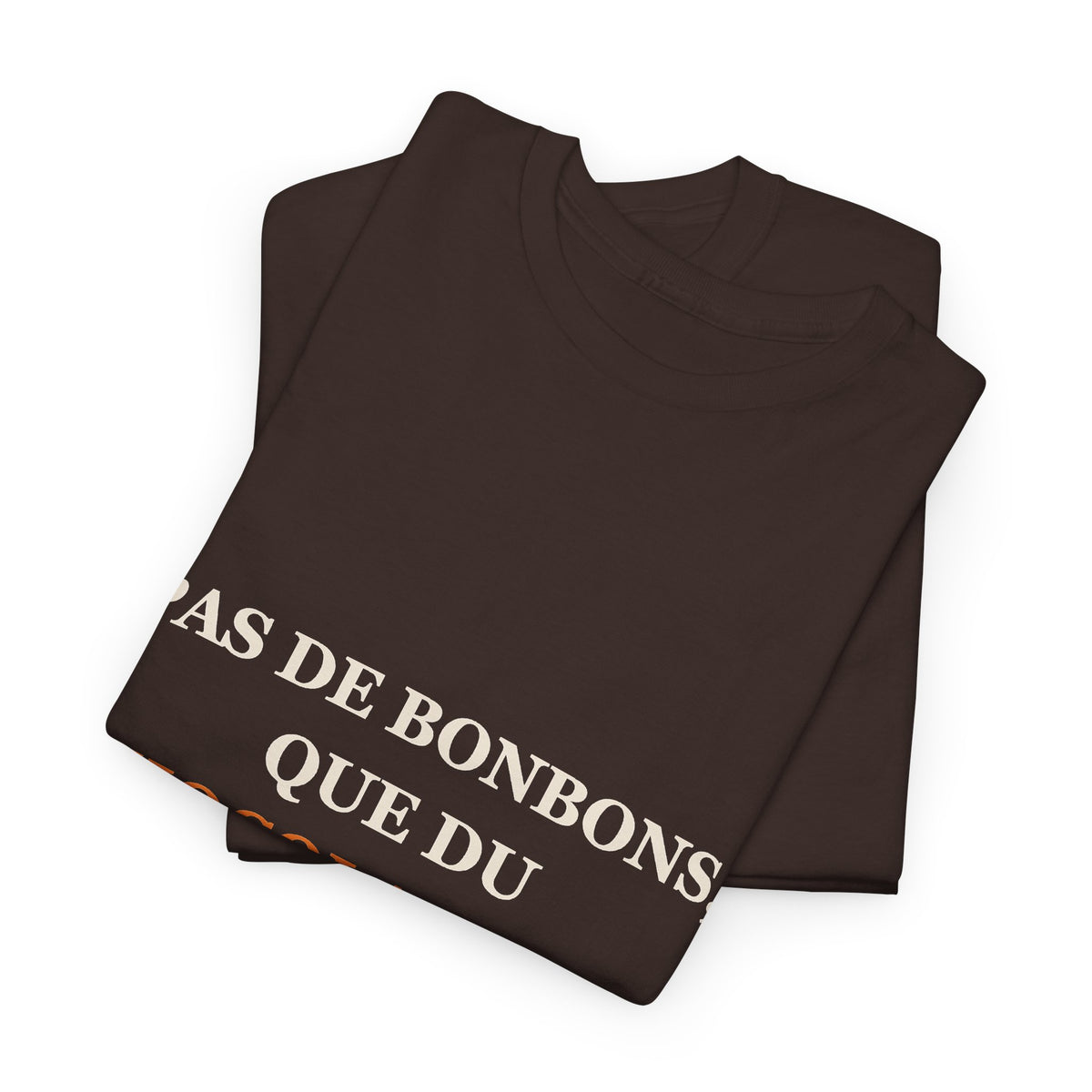 T-shirt Halloween « Pas de bonbons, que du chocolat noir » – Édition Gothmas