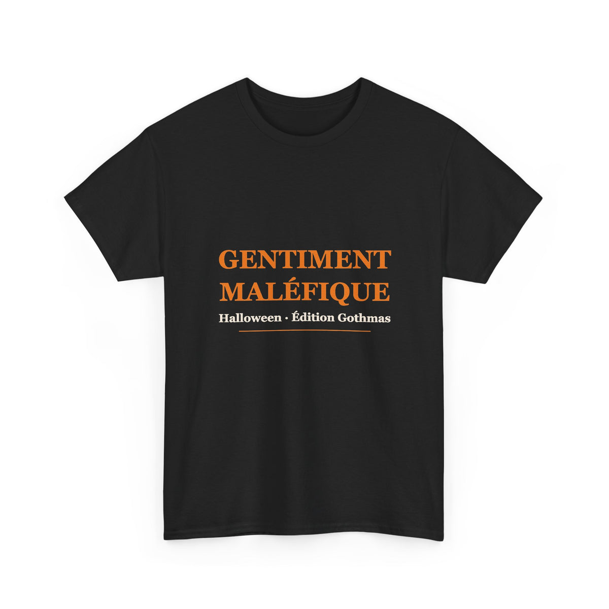 T-shirt Halloween « Gentiment maléfique » – Édition Gothmas