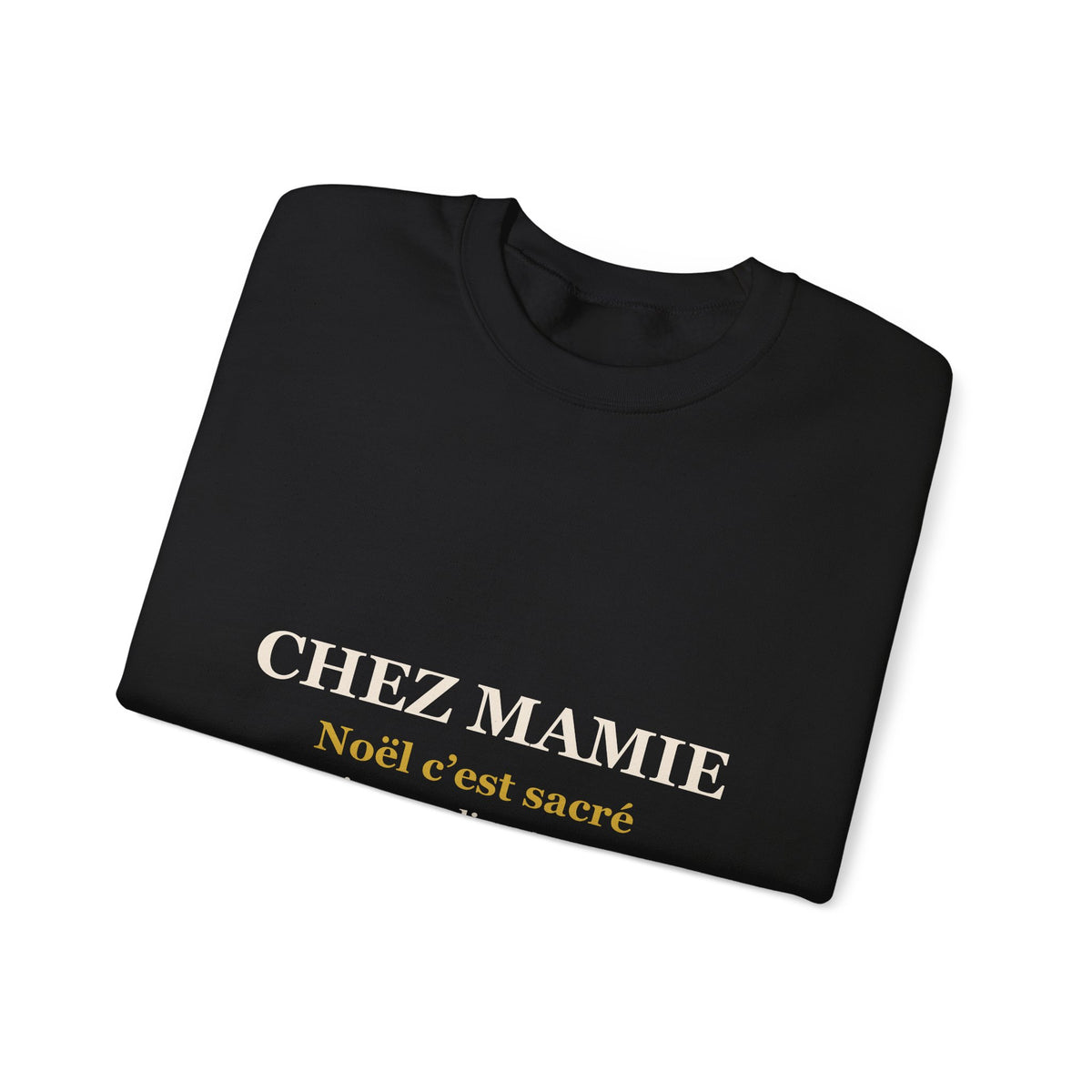 Sweat Chez Mamie bordeaux – cadeau de Noël mamie