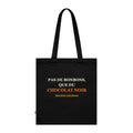 Tote bag Halloween « Pas de bonbons, que du chocolat noir » – Édition Gothmas